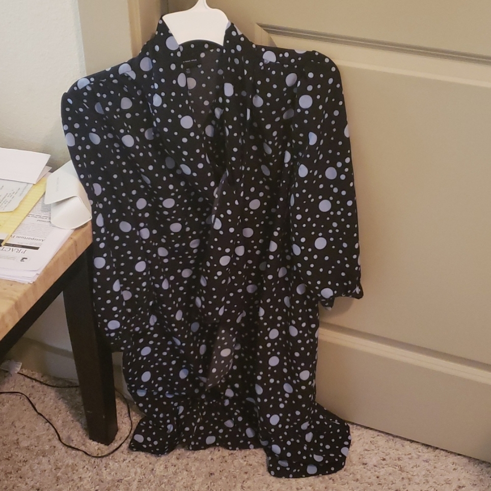 Size M Who What Wear Polka Dot Dress